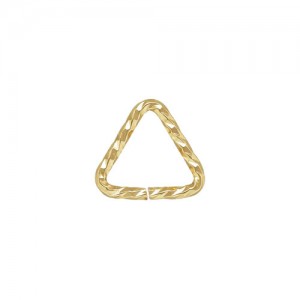 Triangle Sparkle Jump Ring 0.64x5.0mm - 150개