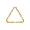 Triangle Sparkle Jump Ring 0.89x10mm - 50개