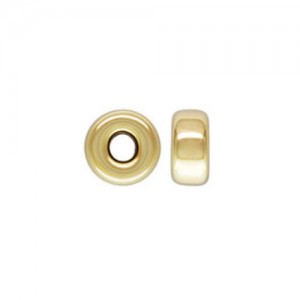 4.0x2.1mm Rondelle 1.2mm Hole - 100개