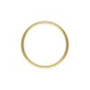 1.0x16.9mm Stacking Ring Size 4 GP - 15개