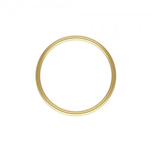 1.0x16.9mm Stacking Ring Size 4 GP - 15개