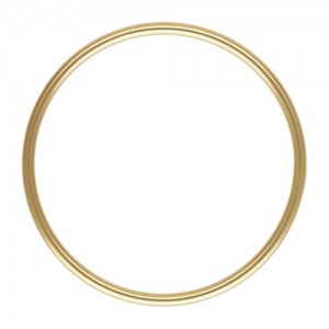 1.0x21.8mm Stacking Ring Size 10 GP -10개