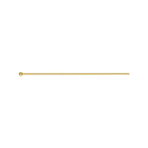 Ball Headpin 22ga .025x1.5"(0.63x38.1mm) GP - 60개
