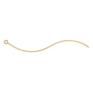 Curved Sparkle Eyepin 0.76x61.5mm - 20개