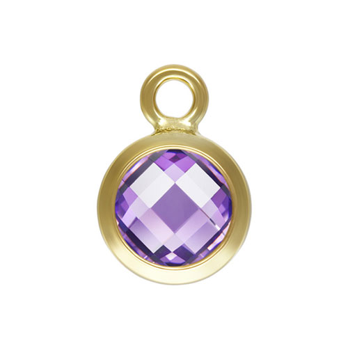 4.0mm DSCB Light Amethyst 3A CZ Drop GP - 20개