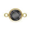 6.0mm Black 3A CZ Bezel Connector GP - 20개