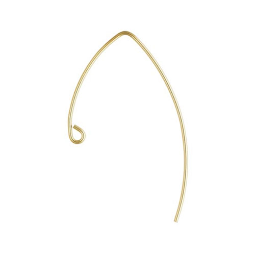 V Shape Ear Wire .028" (.71mm) - 40개