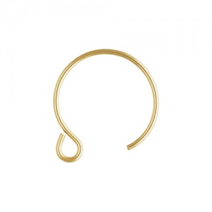 13.0mm Circle Ear Wire (0.64mm) - 100개