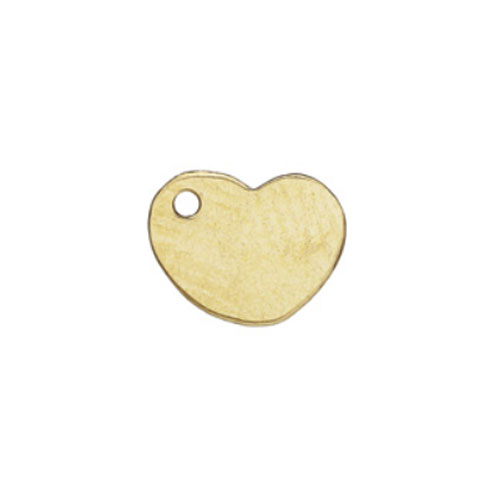 7.0x8.0mm Heart Charm - 20개