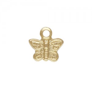 7.0x5.0mm Butterfly Charm - 100개