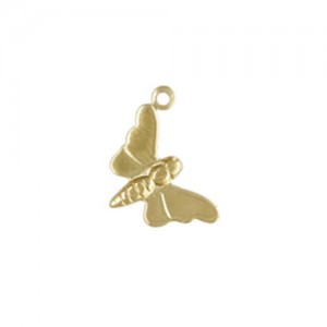 15.0mm Butterfly Charm w/Ring - 100개