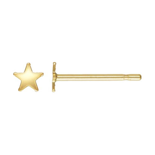 3.5mm Star Post Earring GP - 50개