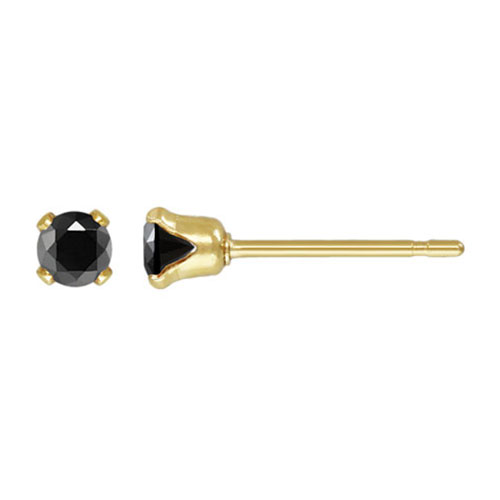 3.0mm Black 3A CZ Snap-in Post Earring - 40개