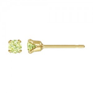 3.0mm Lime 3A CZ Snap-in Post Earring - 40개
