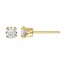 4.0mm White 3A CZ Snap-in Post Earring - 30개