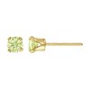 4.0mm Lime 3A CZ Snap-in Post Earring - 30개