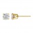 5.0mm White 3A CZ Snap-in Post Earring - 20개