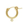 2.3x13.0mm Eurowire Hoop w/ Open Ring - 10개