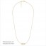 18.5" Add-A-Bead Cable Chain Necklace GP - 4개
