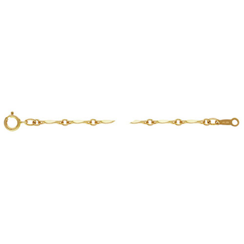 16" Dapped Bar Chain (1.3mm) GP - 3개