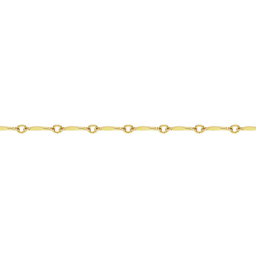 Dapped Bar Chain (1.3mm) GP - 1.5미터