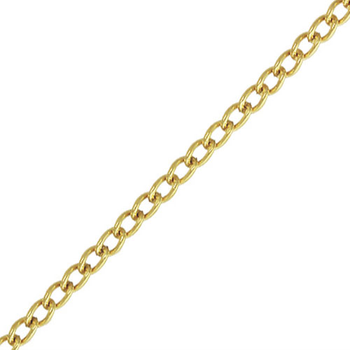 18" 1322 Curb Chain (1.5mm) GP - 4개