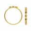 3 2mm Bezel Stacking Ring Size 6 GP - 5개