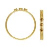 3 2mm Bezel Stacking Ring Size 7 GP - 5개