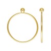 Stacking Ring w/3mm Ball Size 7 GP - 10개