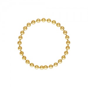 1.5mm Bead Chain Ring Size 3.5-4 GP - 15개