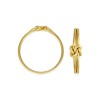Double Love Knot Ring Size 5 GP - 5개