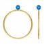 3mm Blue Bello Opal Stacking Ring Size 8 GP - 10개