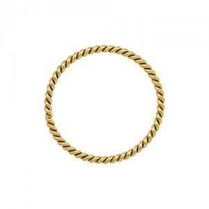 Twisted Stacking Ring Size 5 GP - 10개