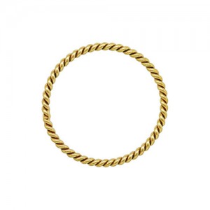 Twisted Stacking Ring Size 6 GP - 10개