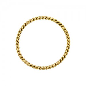 Twisted Stacking Ring Size 7 GP - 10개