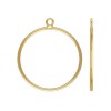 Stacking Ring Size 8 w/Open Jump Ring GP - 10개