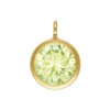 6.0mm Lime CZ Drop w/Perpendicular Ring GP - 20개