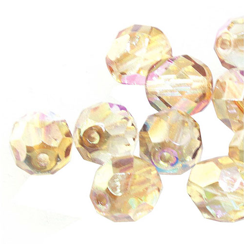 Fire-Polished 비즈 6mm - 75개