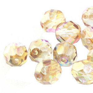 Fire-Polished 비즈 6mm - 75개