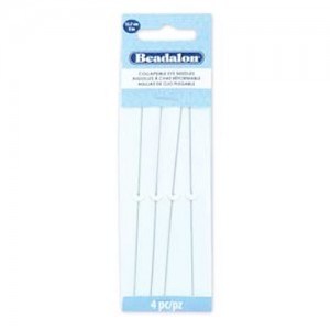 Collapsible Eye Needles 5in Extra Heavy 0.60mm - 4개