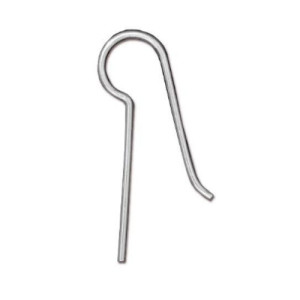 French Hook Ear Wire with .73 Inch Blank 8.3x22.5mm - 24개