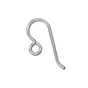 French Hook Ear Wire with Regular Loop 8.3x22.5mm - 24개