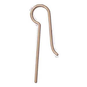 French Hook Ear Wire with .93 Inch Blank 8.3x22.5mm - 24개