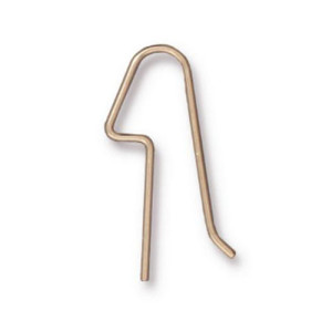 Angular Hook Ear Wire with .53 Inch Blank 10.2x23mm - 24개