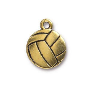 Volleyball Charm 19.1x15.5mm - 10개