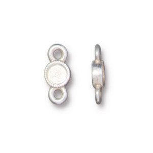 Milgrained Two-sided SS16 Bezel Link 5.2x11.7mm - 20개