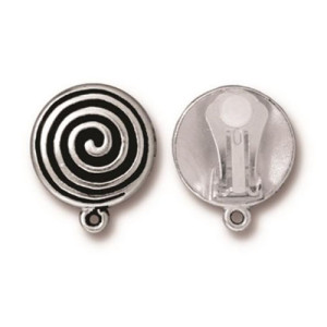 Spiral Clip-on Earring 16.8mm - 6개
