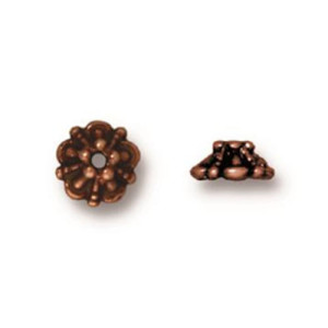Tiffany 5mm Bead Cap 6.2mm - 50개