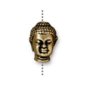 Buddha Large Hole Bead 14x9.7mm - 10개