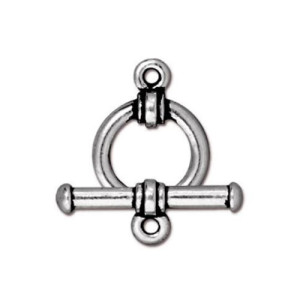 Bar & Ring Clasp Set 19.2mm(bar) 12.2mm(ring) - 5세트